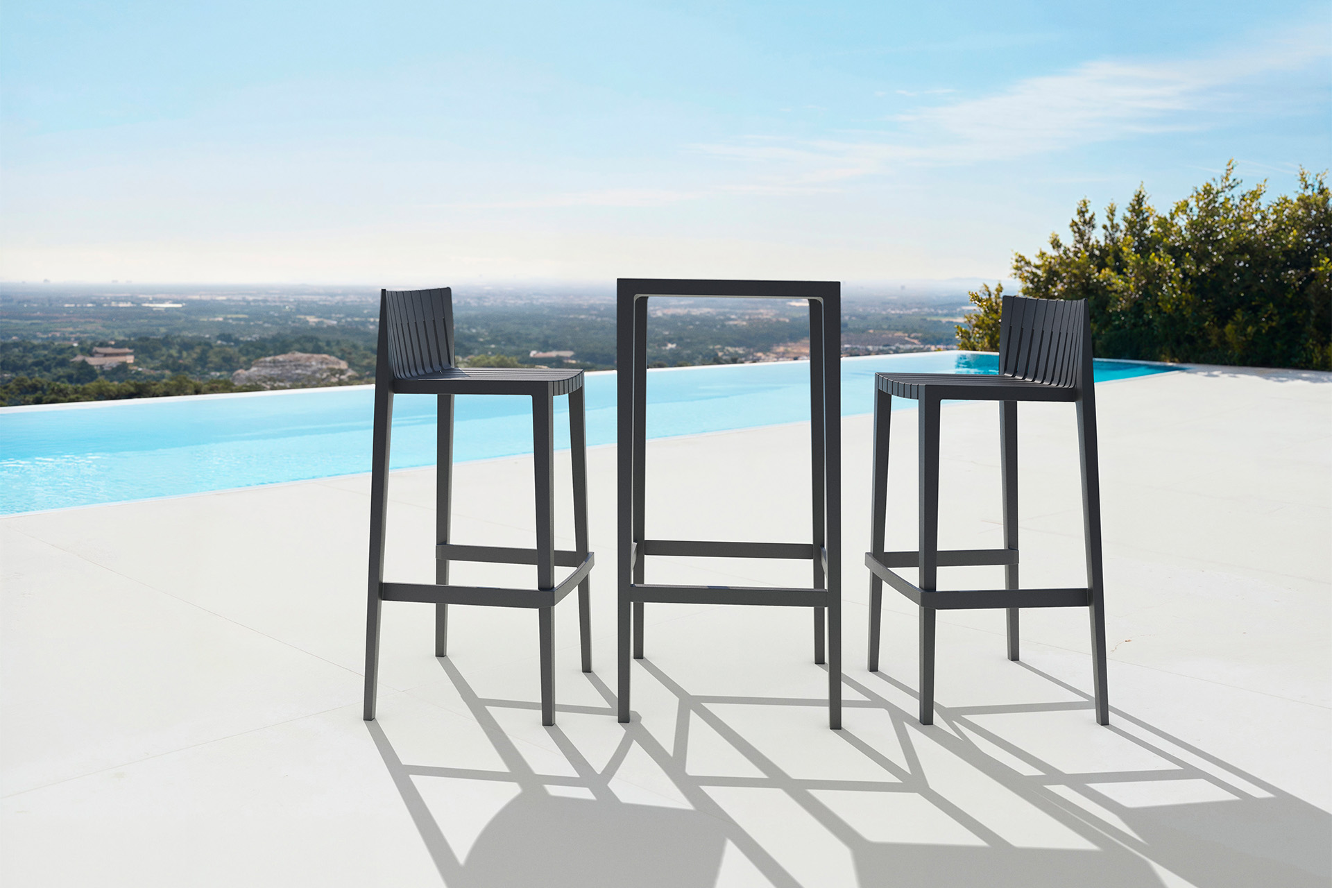 Table haute Spritz, vue 1