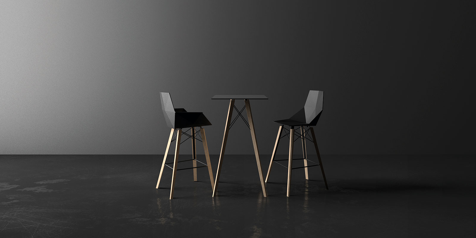 Table haute Faz, vue 2